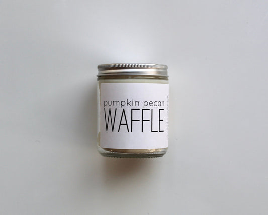 pumpkin pecan waffle jar  candle