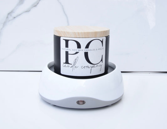 plate candle warmer