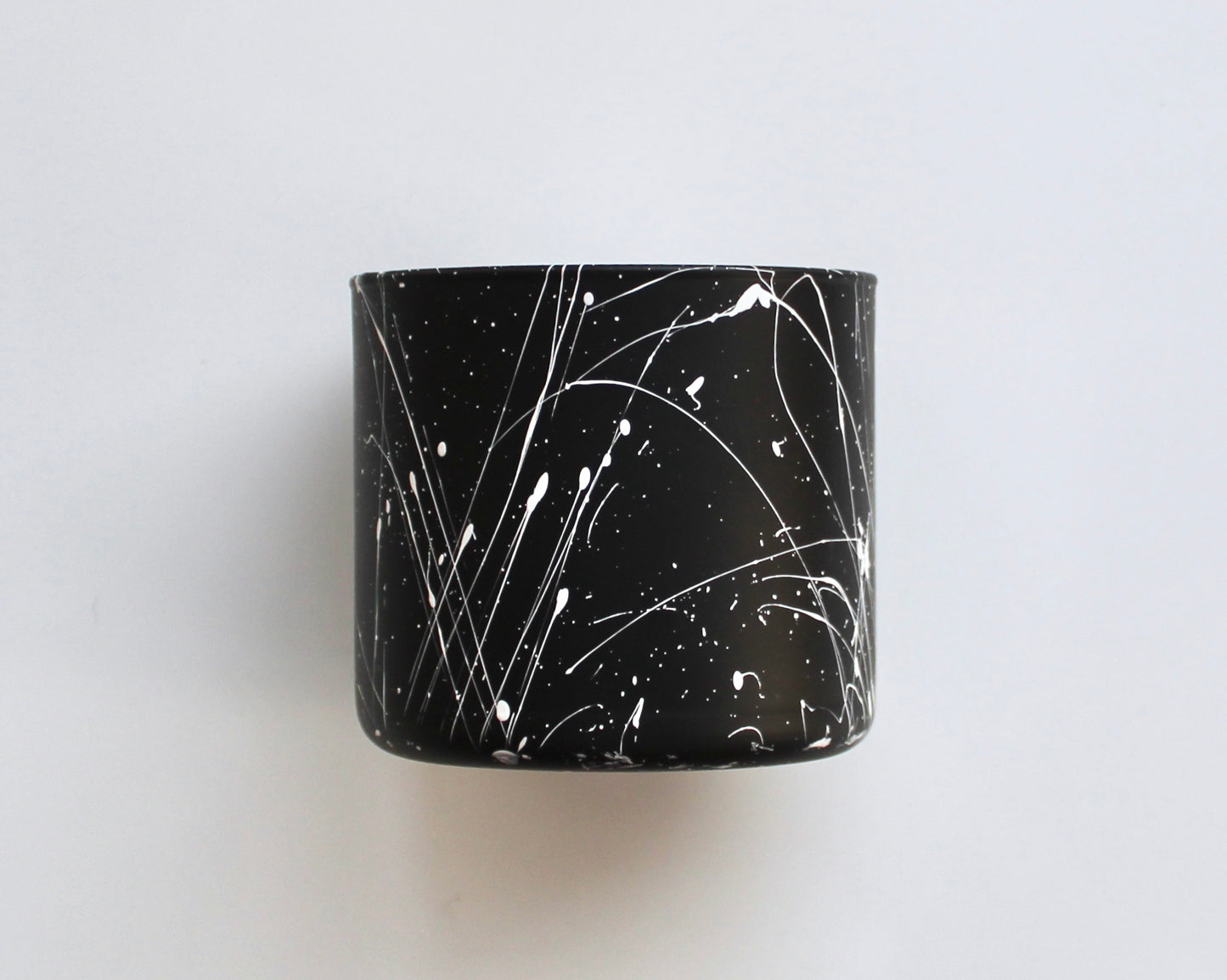black 17 ounce splash jar