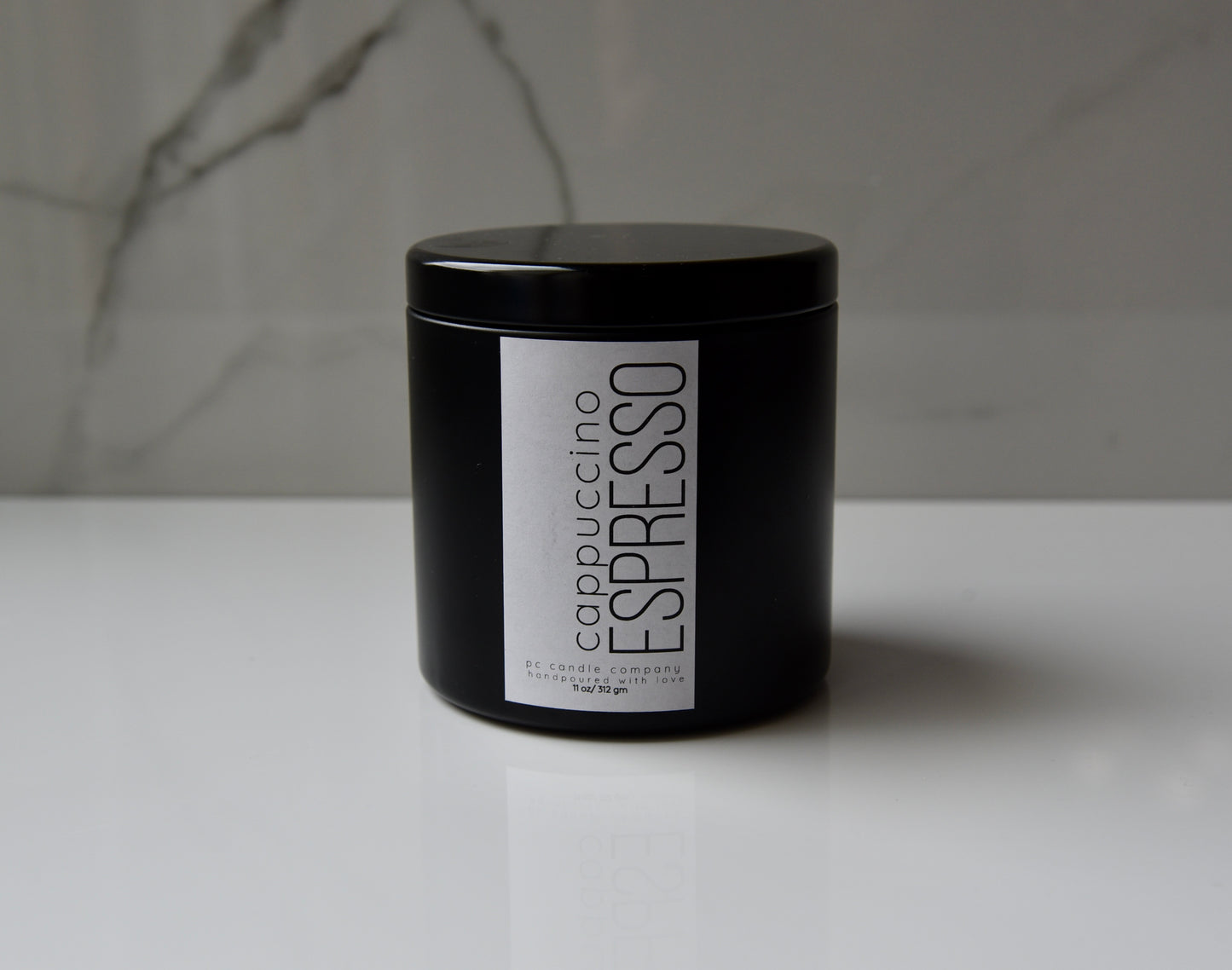cappuccino espresso candle