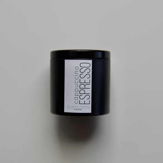 cappuccino espresso candle