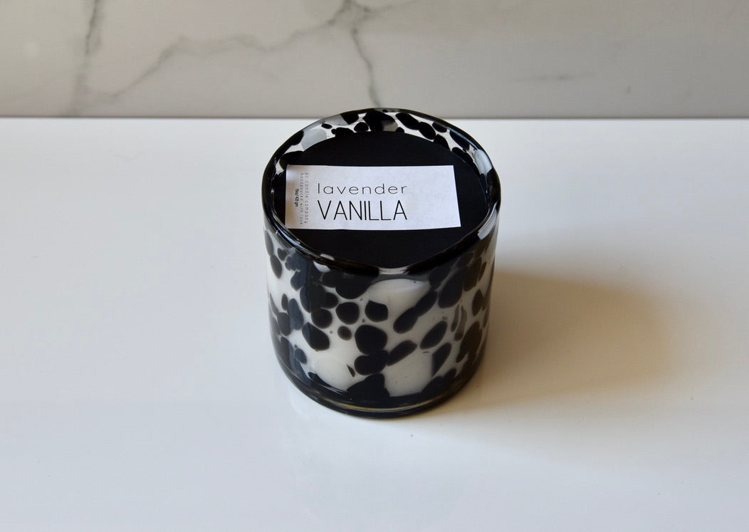 lavender vanilla luxury candle