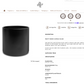 xxl black luxury candle