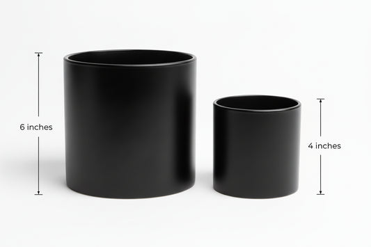 xxl black luxury candle
