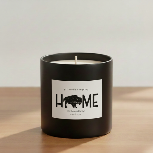 HOME vanilla cold brew candle