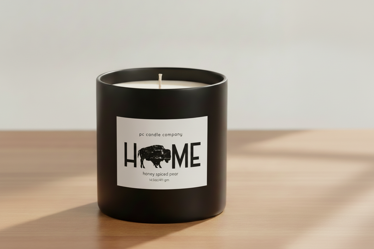 HOME  honey spiced pear candle