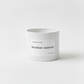 White candle tin with bourbon reserve label