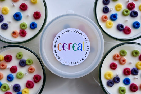 cereal bowl candle