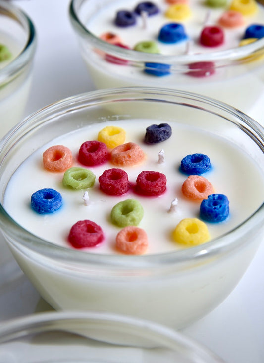cereal bowl candle